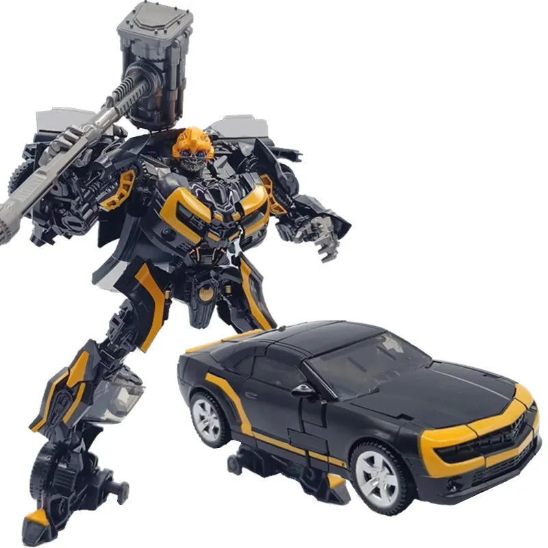 Brinquedos de transformação Robôs BAIWEI 16,5CM Cool Dark Transformation Movie 5 Robot Toys SS49 Anime Truck Model Car Action Figures Kids Boy Gift TW-1025B 230809