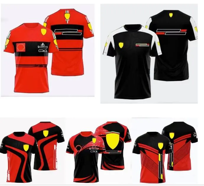 Polo da corsa F1 girocollo T-shirt manica corta squadra estiva stessa personalizzata