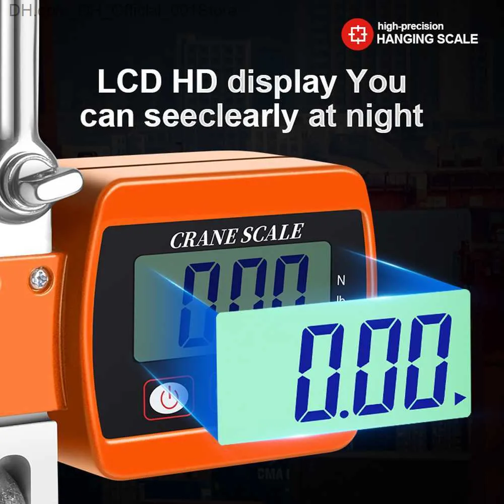 LCD Digital Scale 0.05 500kg Crane Scale Portable Industrial