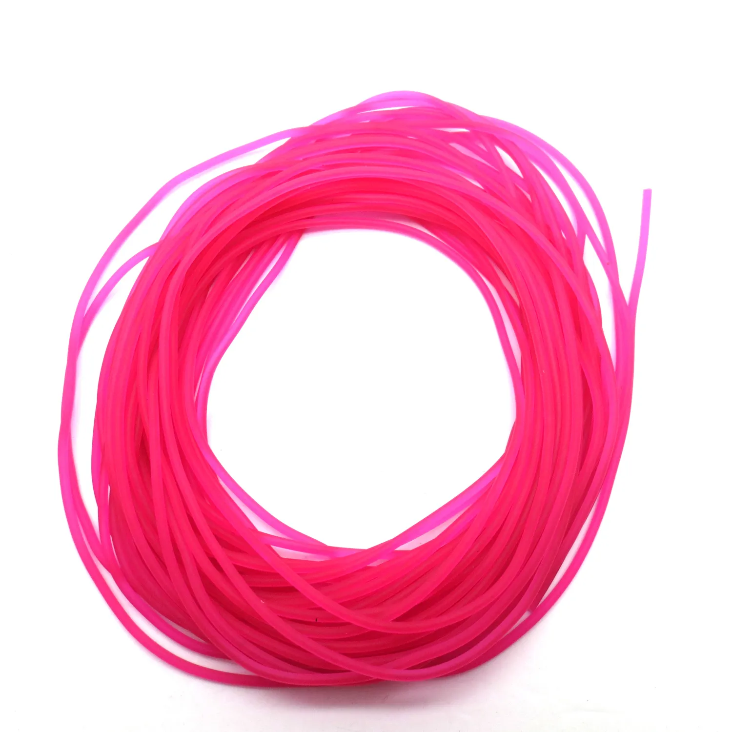 Monofilament Line 1.6mm rubber solid elastic rubber line 10m rubber line for fishing traditional level round elastic rope tied line fish 230810