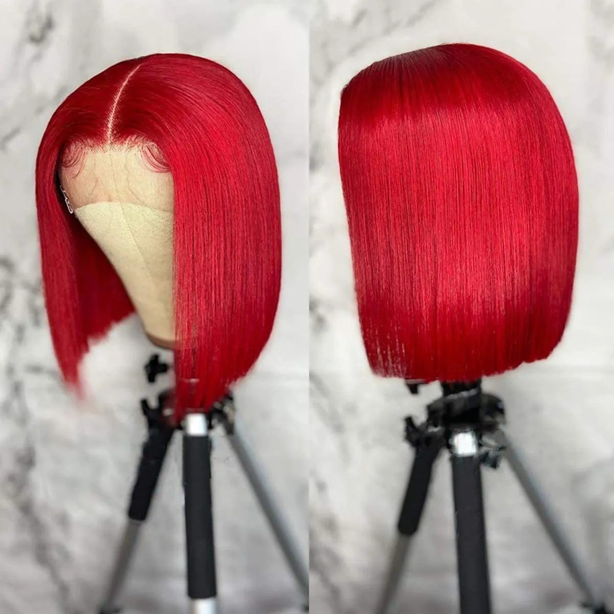 Human Chignons Red Bob Wig Human Hair Straight Short Bob Lace Wigs For Black Women Brazilian Preplucked Human Hair Wigs On Sale Clearance wigs 230809