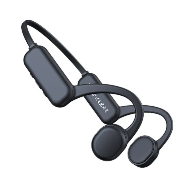 Benledningshörlurar, 32G -minne, IPX8 Vattentät öppet öronbenledande hörlurar, trådlös Bluetooth -sporthuvudet för att köra träningssimning