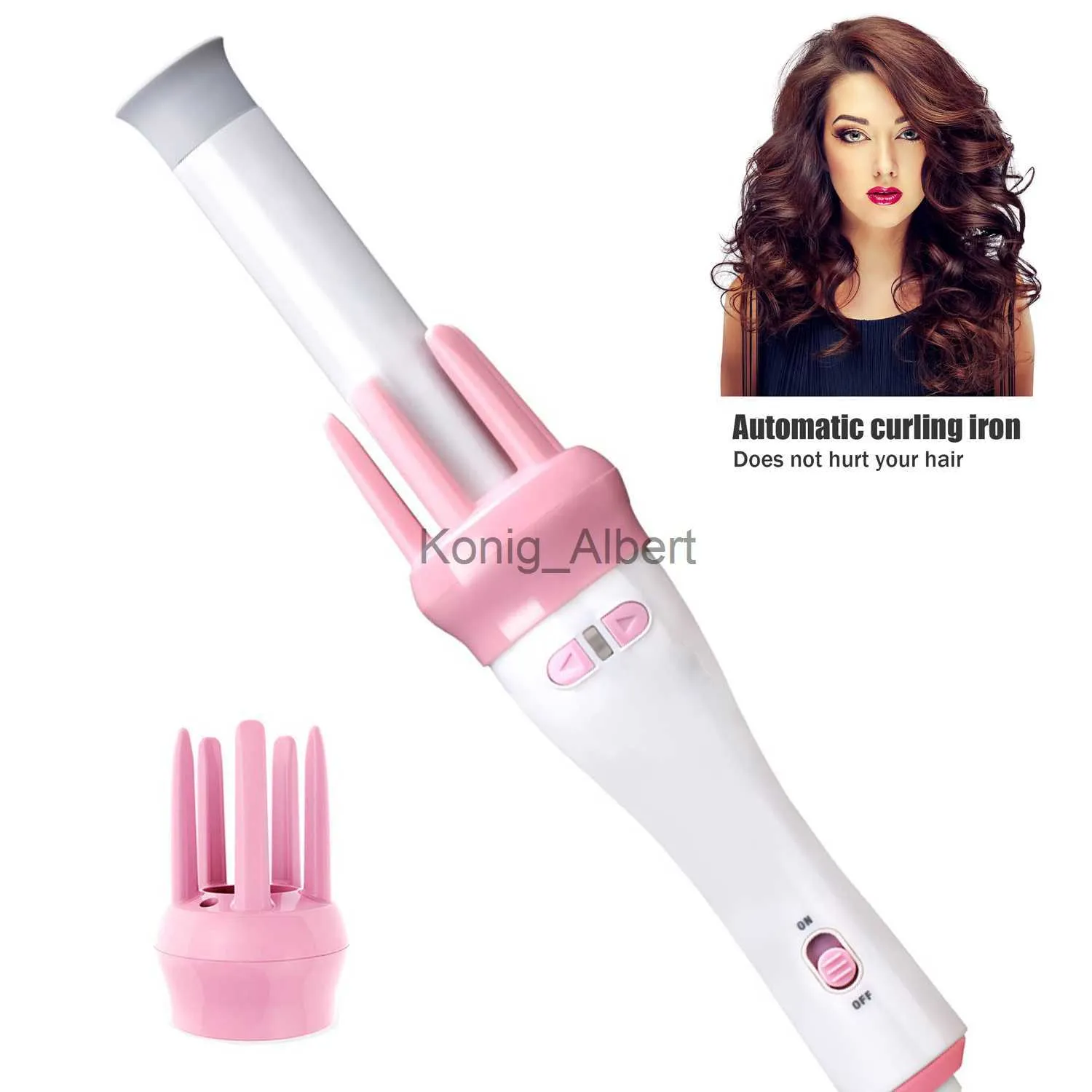 Curling Style Machine Automatic Hair Curler - Fast Heat Ceramic Curling Iron for Women ...