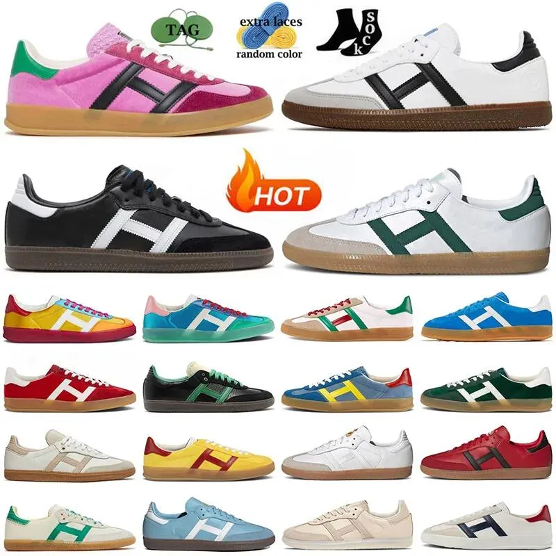 Originals Vegan Adv Gazelle Casual Shoes for men women White Gum Collegiate Green Team Black Real Red outdoor designer sneakers sports trainers