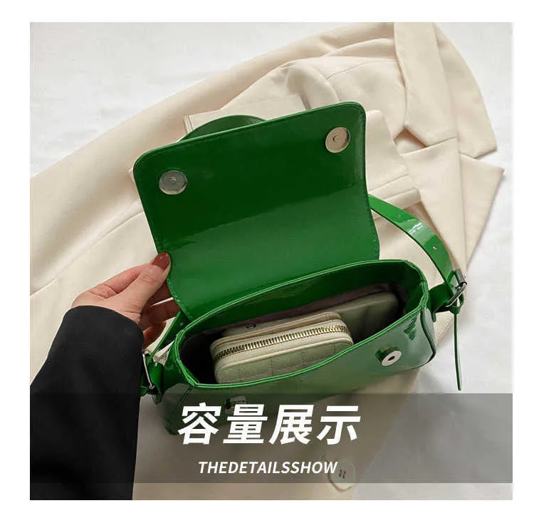 【SALE／60%OFF】 Pink Hot Style Korean Stylish Crossbody Leather Lacquer Bag その他