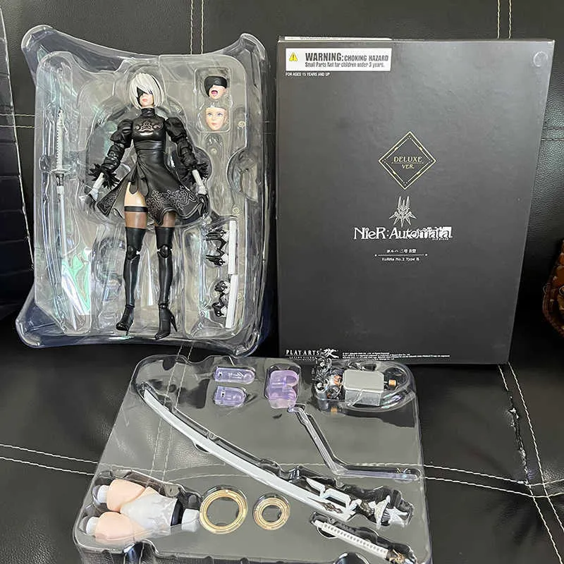 Play Arts Kai NieR Automata 2 Type B Action Figure DX Deluxe