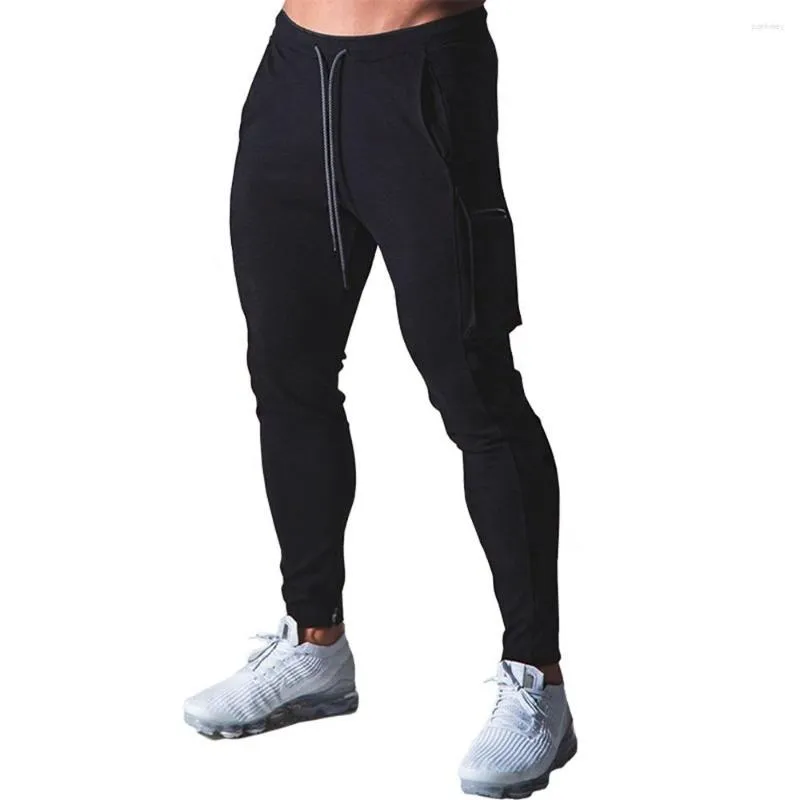 Men's Pants Mens Cotton Gym Black Running Cargo Pant Joggers Streetwear Sport Trousers Male Training Workout Fitness Sweatpants