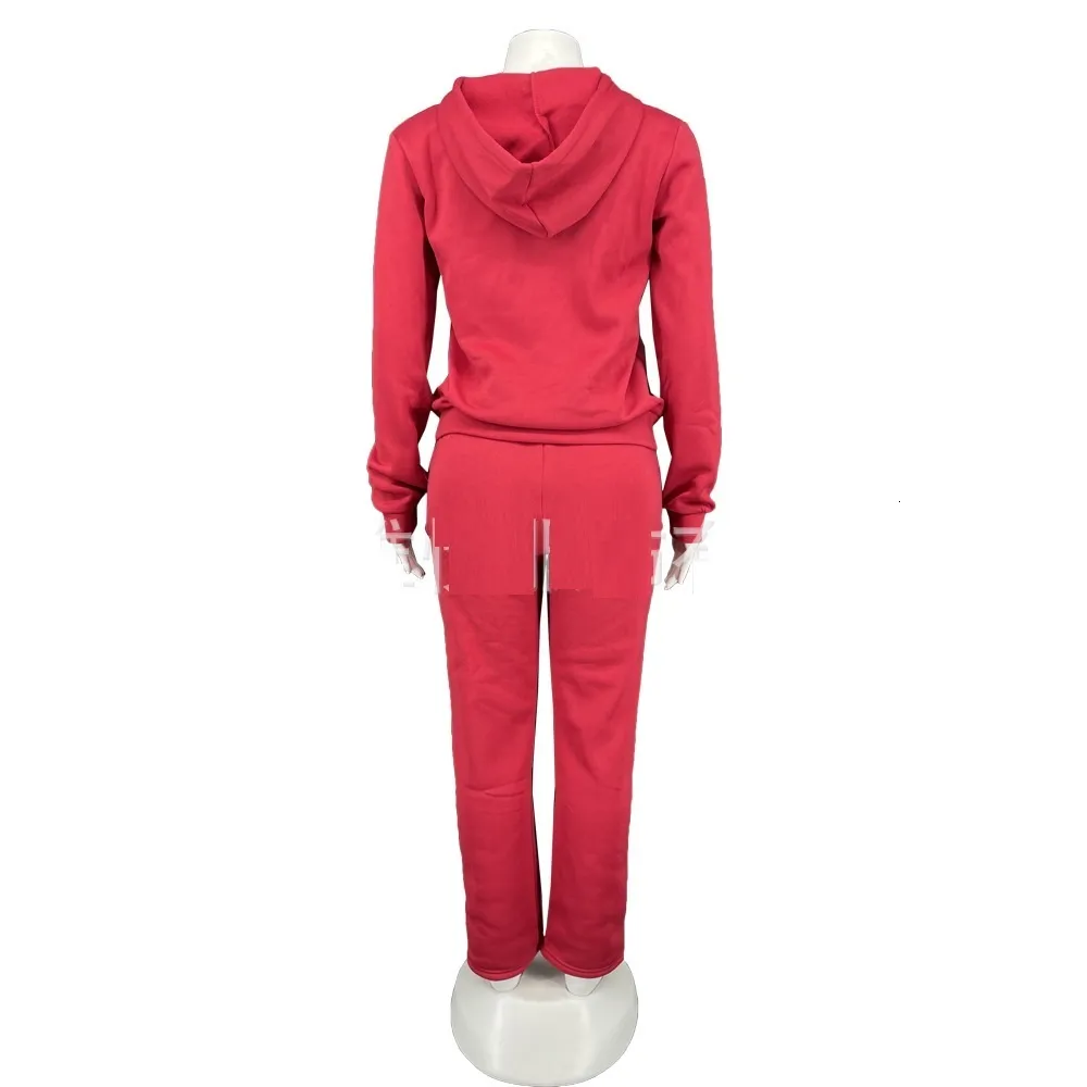 Womens Tracksuits 2023 Two Piece Women Sweatpants And Hoodie Set Gray Red Black Blue Sweatsuits For Casual Tracksuit Suit 230810 From 47 99 DHgate