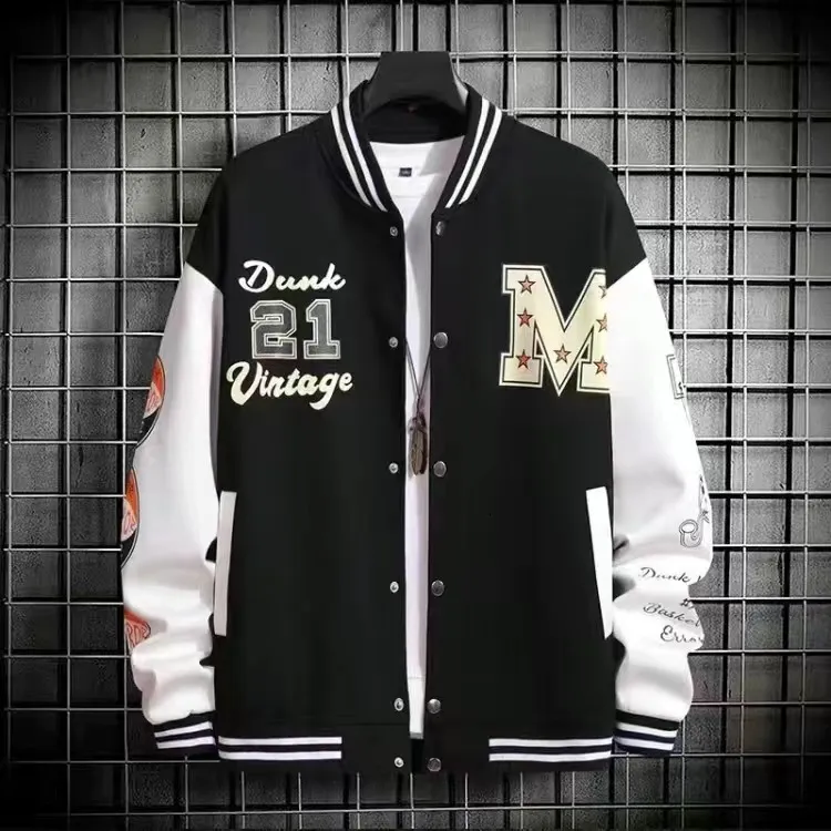 Men's Jackets Los Angeles California USA City Retro Letter Mens Clothes Loose Fashion Baseball Uniform Casual Tops Comics Male Jackets 230809