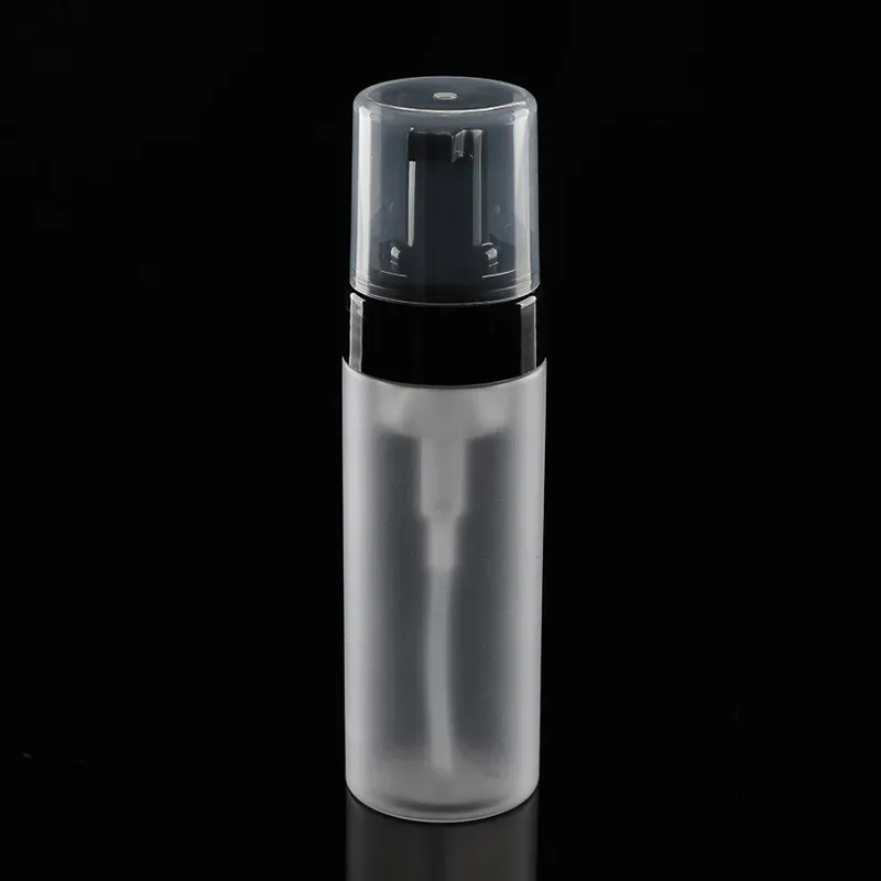 150ml Travel Foamer Bottles Empty Plastic Foam Bottles with Black Pump Hand Wash Soap Mousse Cream Dispenser Bubbling Bottle BPA Free