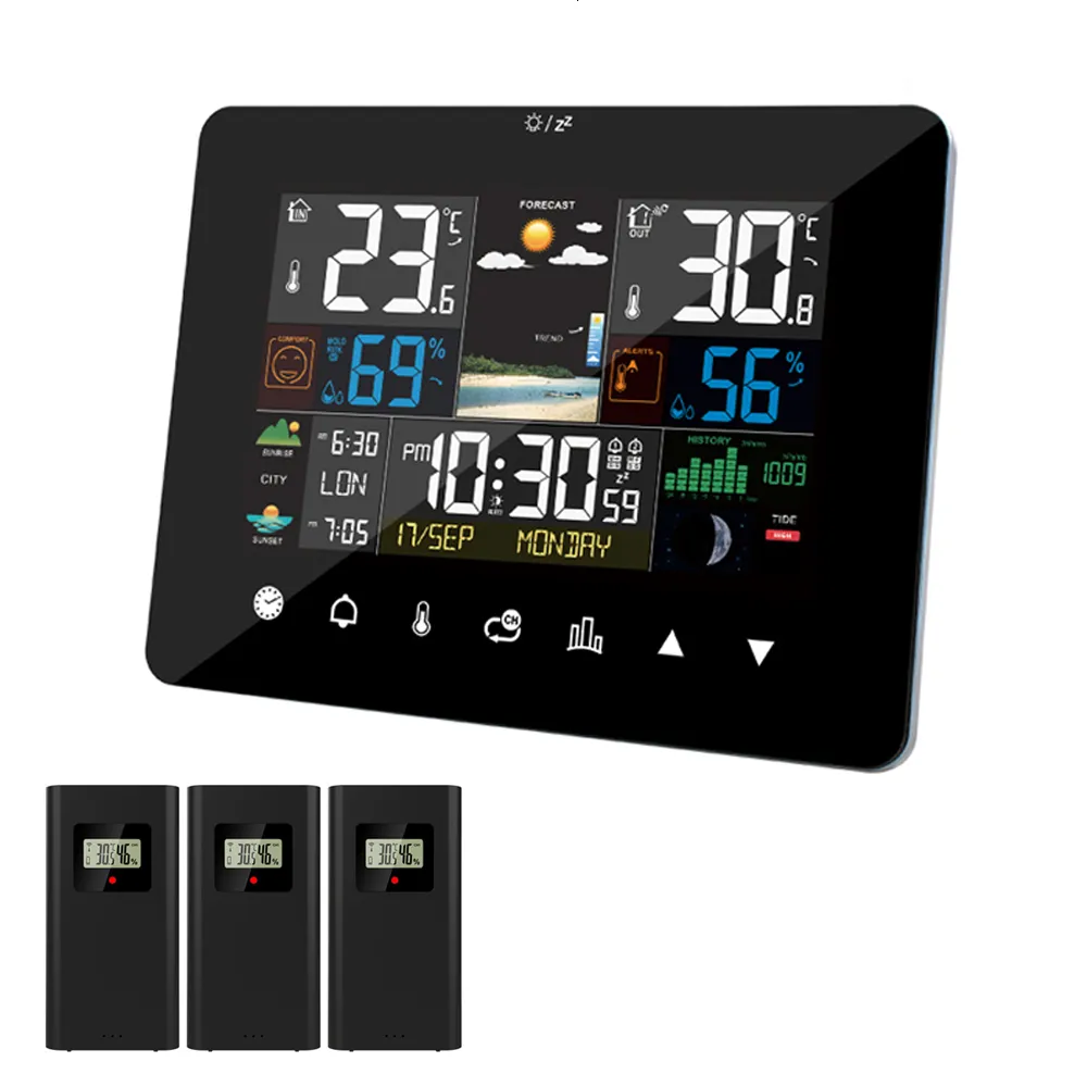 Horloge de voiture numérique avec thermomètre, mini horloge de tableau de bord (horloge numérique de voiture) de | Leroy Merlin