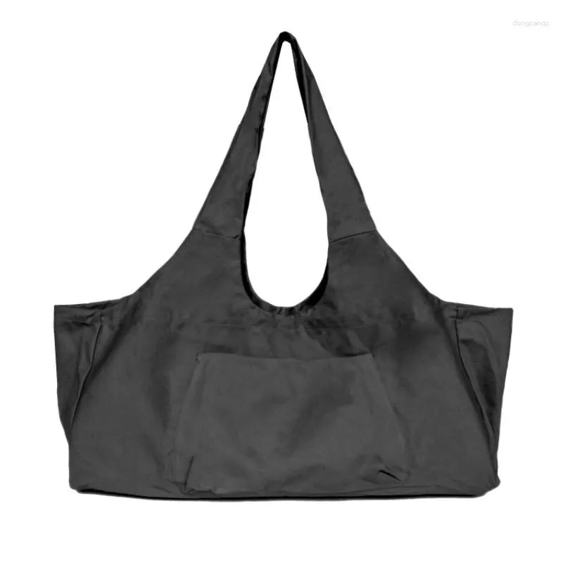 Extra Large Yoga Mat Bag With Open Pocket And Inner Zipper