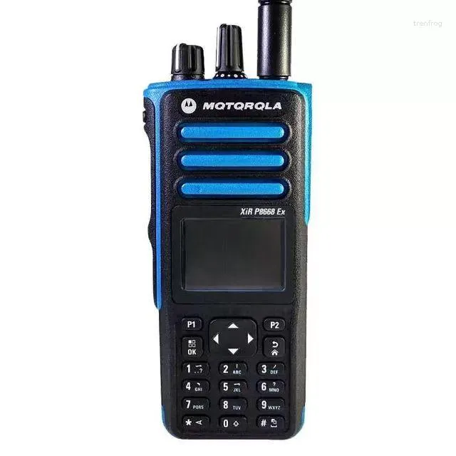 Walkie Talkie Motorola DP4801Ex XIRP8668EX IP67デジタルポータブル双方向ワイヤレス防水IP68キーボードインターコム