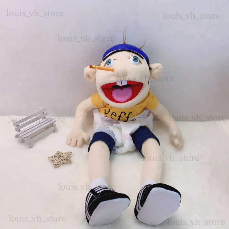 Realistic 60cm Jeffy Puppet Soft Luigi Plush For Family Fun Sml