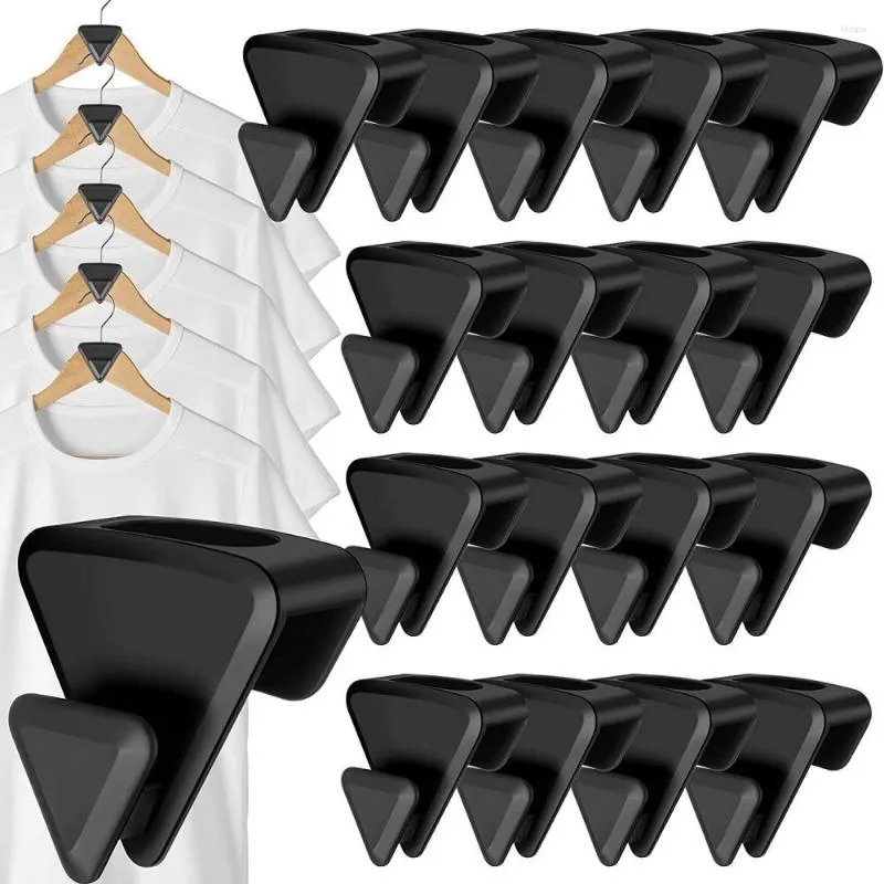 Hangers 12 Pack Space Triangles Clothes Hanger Connector Hooks Ultra- Premium Triple Closet AS-SEEN-ON-TV