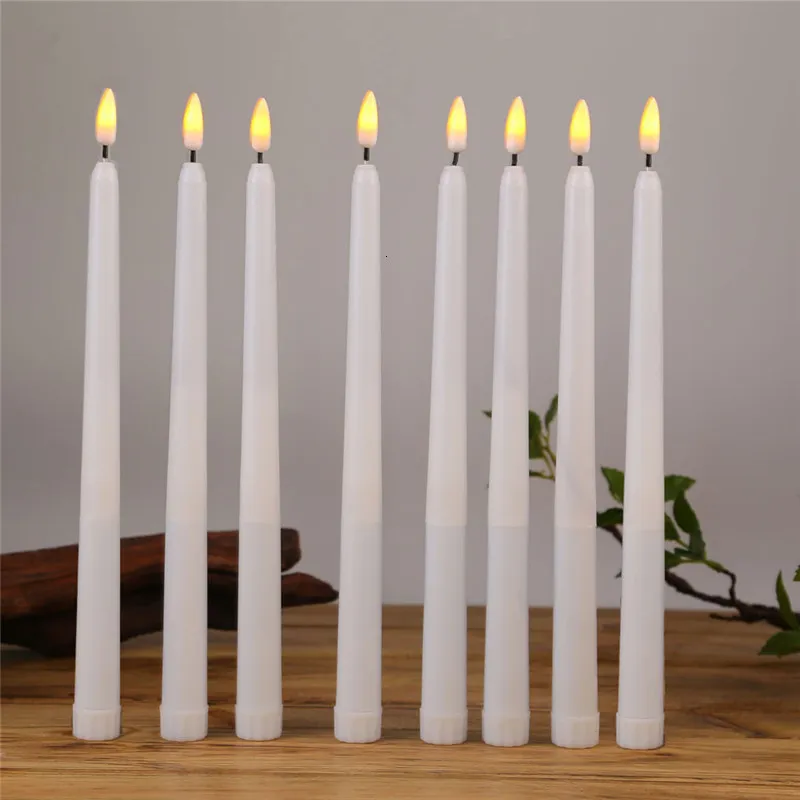 1 pièces en plastique led bougies votives avec télécommande, batterie sans  flamme bougie pour mariage église déco