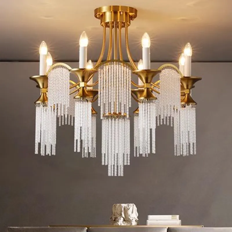 French Crystal Chandelier Pendant Light - Luxury Lighting Fixture ... - High-Quality Luxury Lighting Fixtures