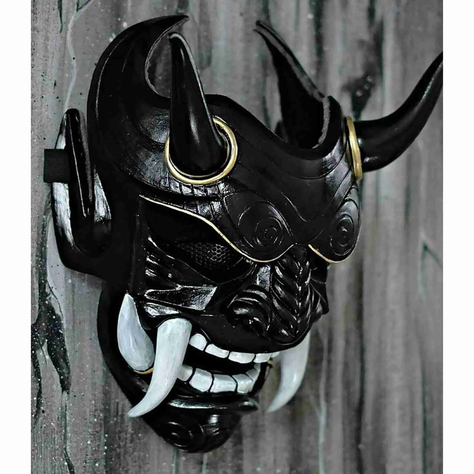 Masplay Masplay Monster Scary Halloween Hannya Demon Oni Samurai Noh Kabuki Prajna Devil Masks HKD230810