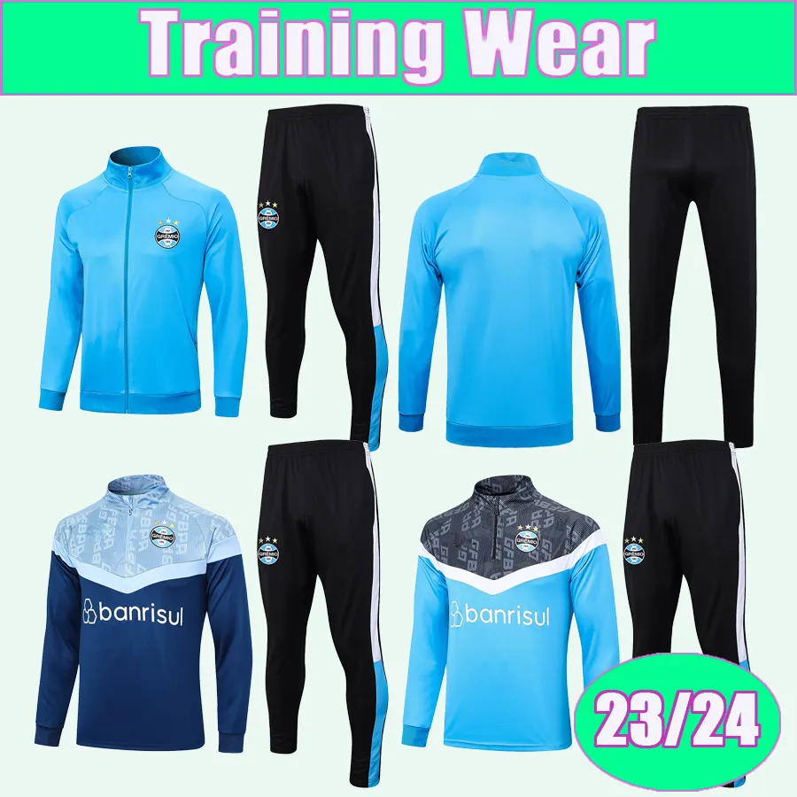 23 24 Gremio Training Wear Suit Suce Jerseys Pepe Suarez Ferreira Fabio Geromel Kannemann VINA VILA REINALDO REINALDO 축구 셔츠 유니폼