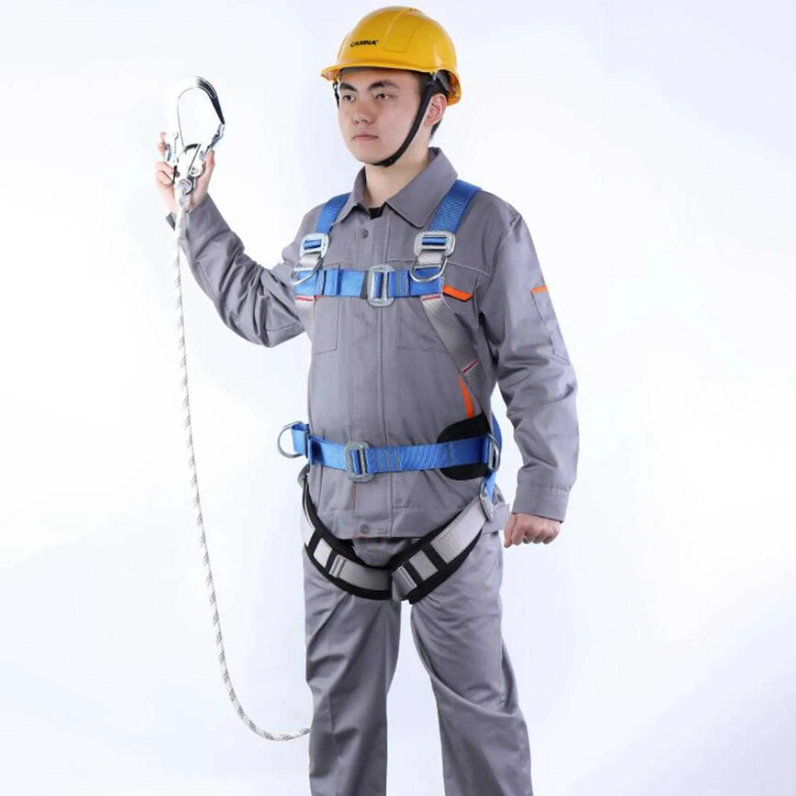 Rock Protection Full Body Climbing Harness Safety Harness Belt Fall  Protection for Caving Tree Rappelling Fire Rescuing Outdoor Rock Climbing