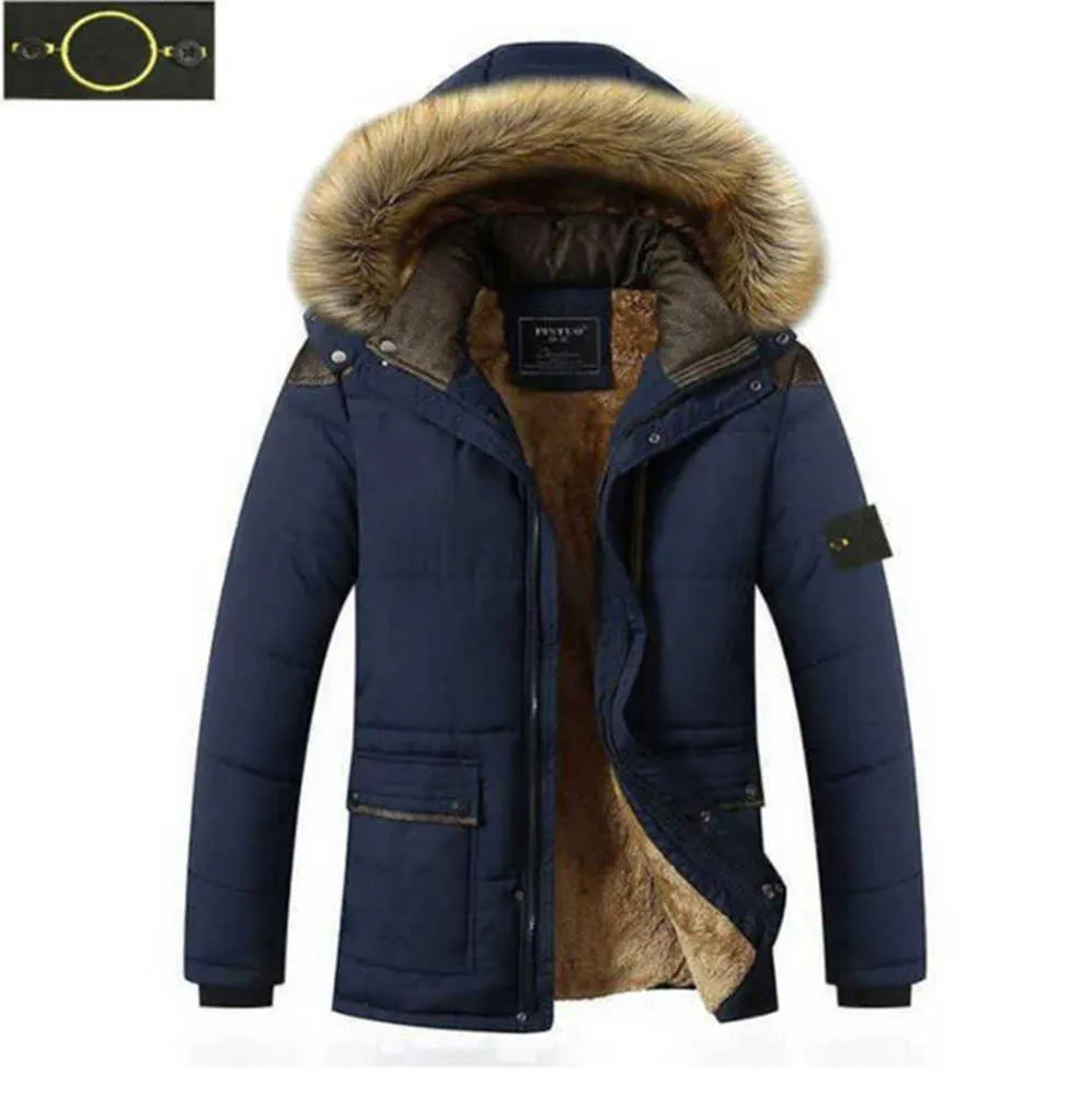 Stone Jacket Island Large Size Mens Brand Designer Down Padded
