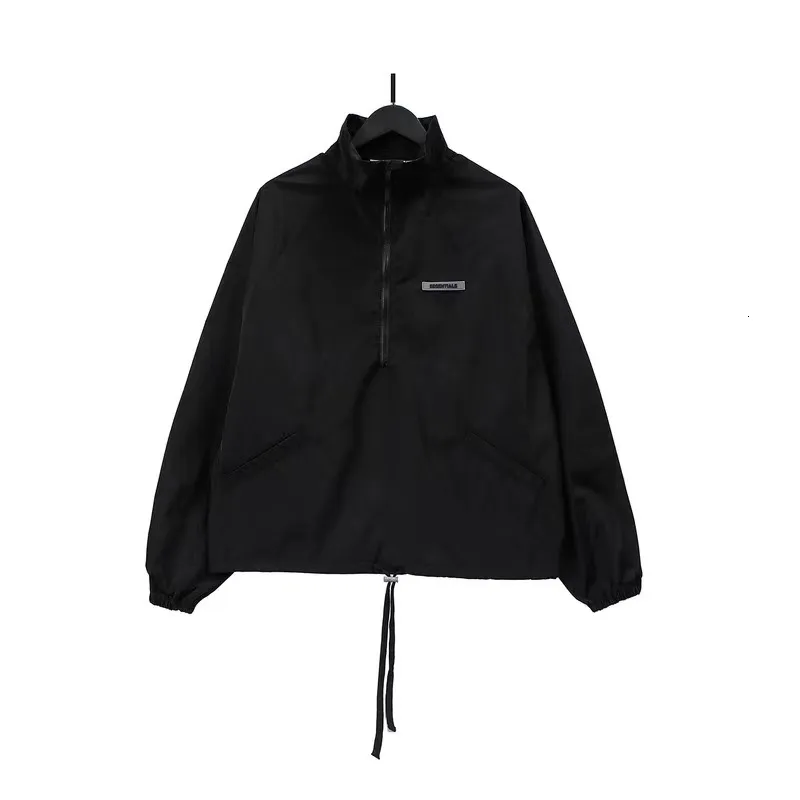Mens Womens Hip Hop Windbreaker Jacket: Water-Resistant Fashion