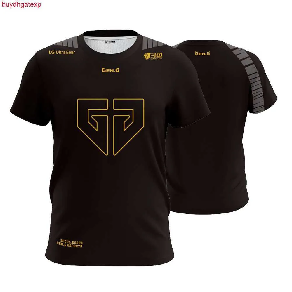 2023 Team Esports herr- och kvinnors t-shirts lol lck jersey gen.g härskare bdd clid liv rascal fans t shirt homme anpassade namn e-sport camiseta hombre topps