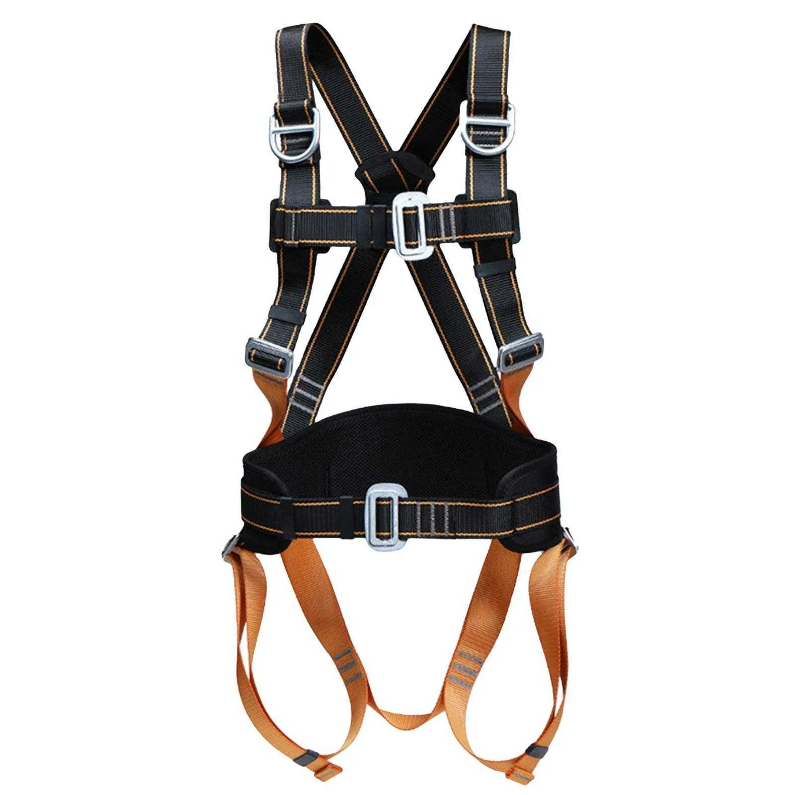 Full-Body Climbing Harness Safety Belt Tree Harness Climbing Fall Protection Body Gear for Tree Rappelling Outdoor Equipment