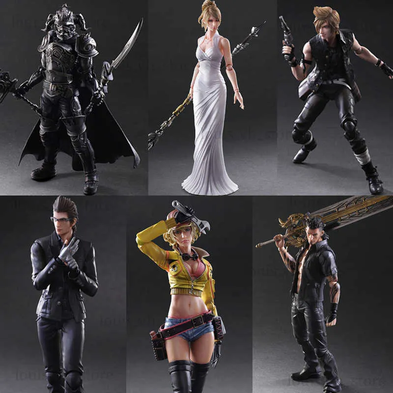 Play Arts Final Fantasy XV Gabranth lunafrena nox fleuret gladiolus amicitia monito argentum c aurum figura figura T230810