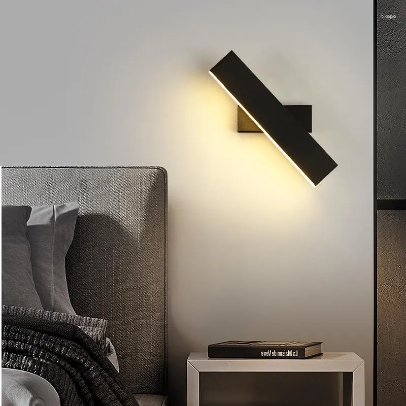 Wandlamp Modern Licht LED Aluminium 360° Draaibaar Voor Wonen Studeerkamer Slaapkamer Nachtkastje Hal Gangpad Creatief ontwerp