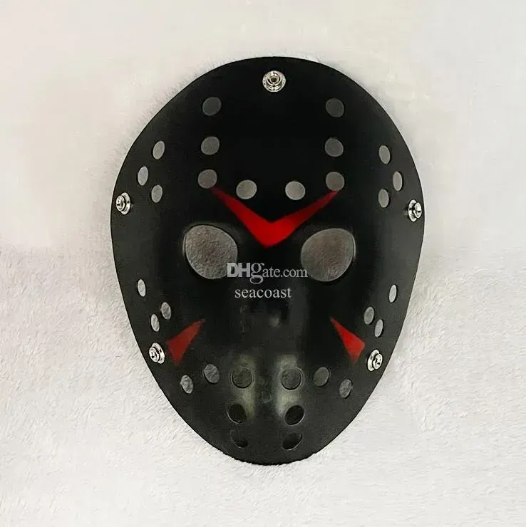 wholesale Masquerade Masks Jason Voorhees Mask Friday the 13th Horror Movie Hockey Mask Scary Halloween Costume Cosplay Plastic Party Masks DH87 871