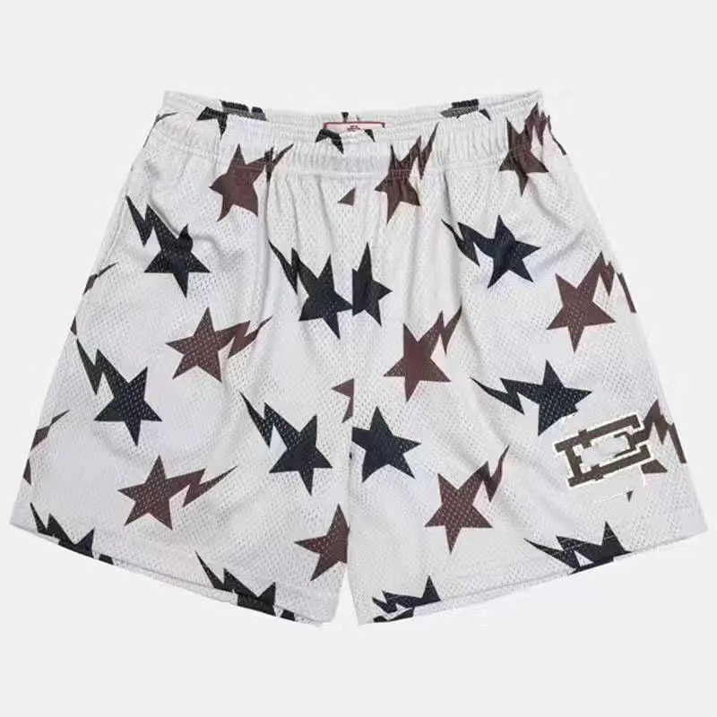 Męskie szorty Summer Ericly Designer Casual Mens Shorts Długość kolan Hip Hop Man Krótka bieganie Fintness 096