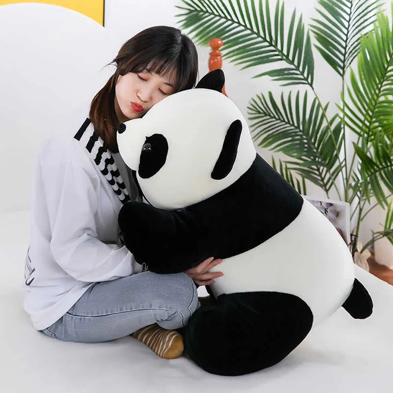 Animaux en peluche 18/30cm, mignon bébé Panda ours, jouets en peluche doux, coussin de poupée, dessin animé, décoration de lit de maison, cadeau