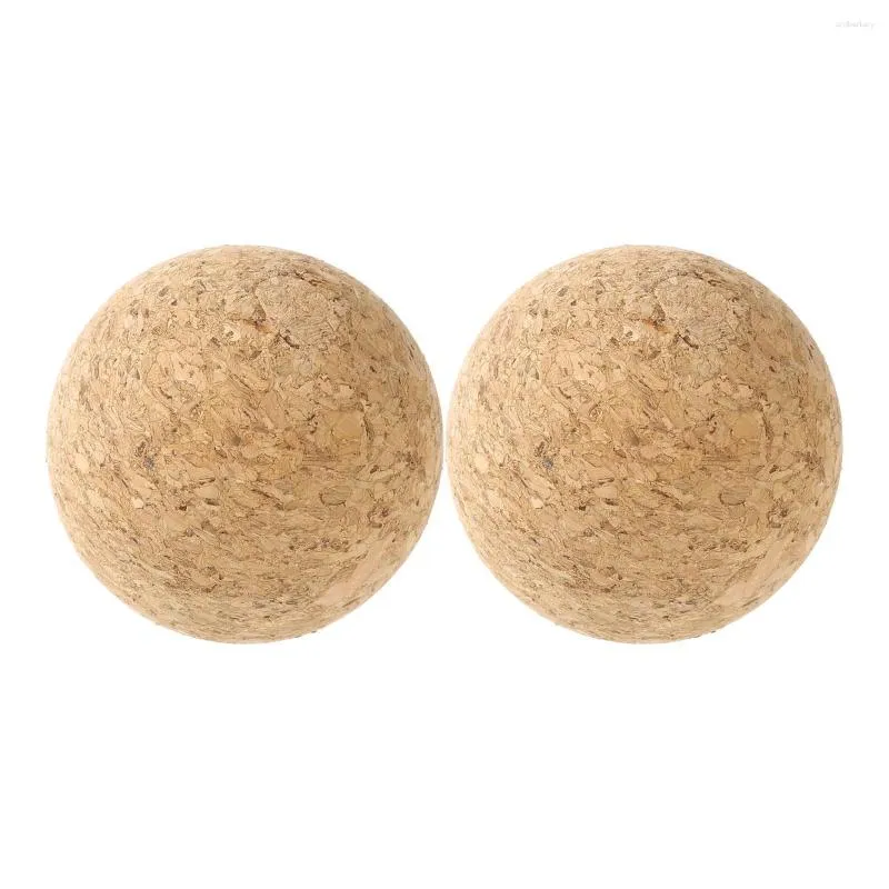 2Pcs Wine Cork Balls Round Carafe Stoppers Oak Wood Bottle Corks Dustproof Plugs Home Brewing Decanter