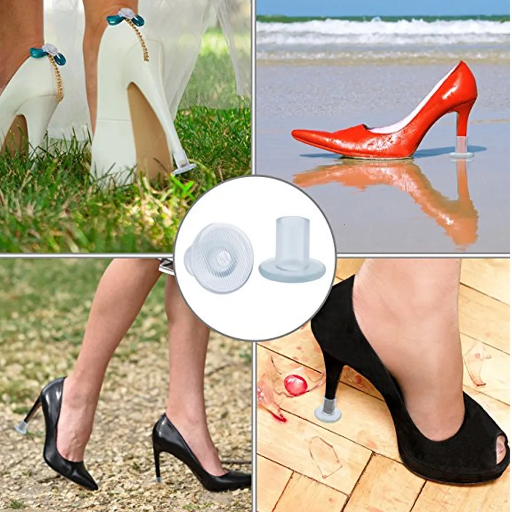 Clean Heels Plain Clear Heel Stoppers (Small)