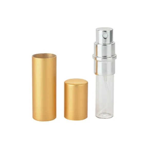 Party supplies 5ml spray perfume bottle portable metal case mini perfumes sub-bottling compact atomizer scent travel refillable cosmetic bottles