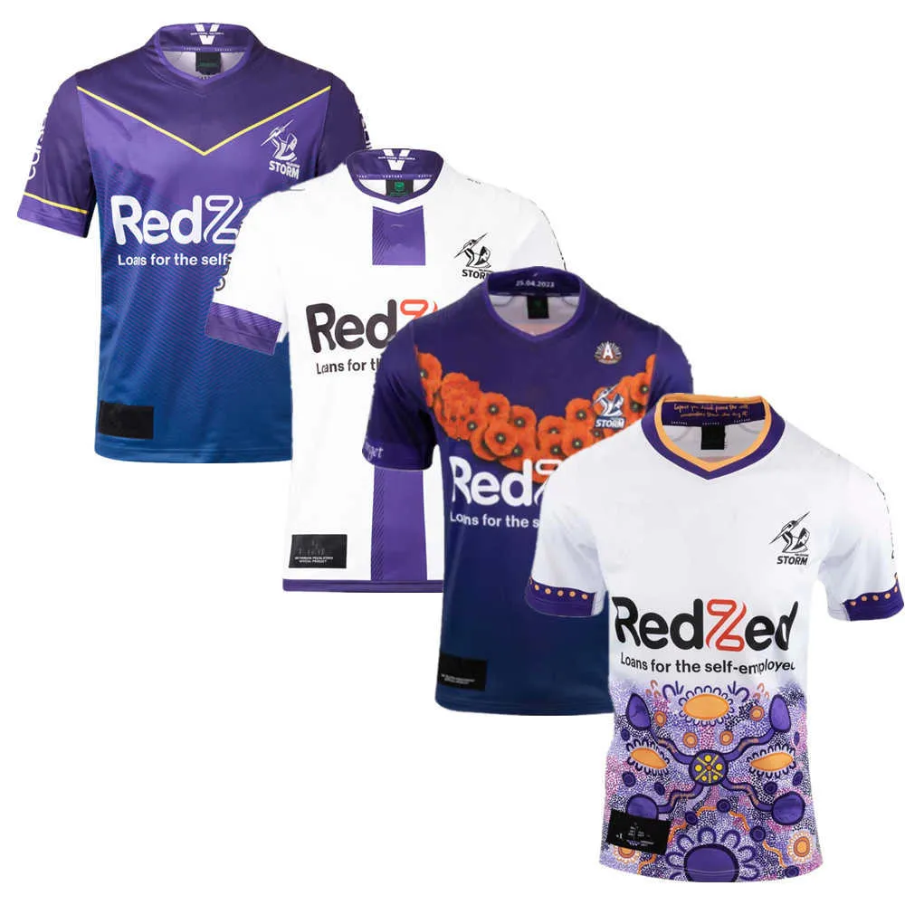 Rugby Jersey Melbourne Storms 2023 2024 Home Indigenous ANZAC Rugby