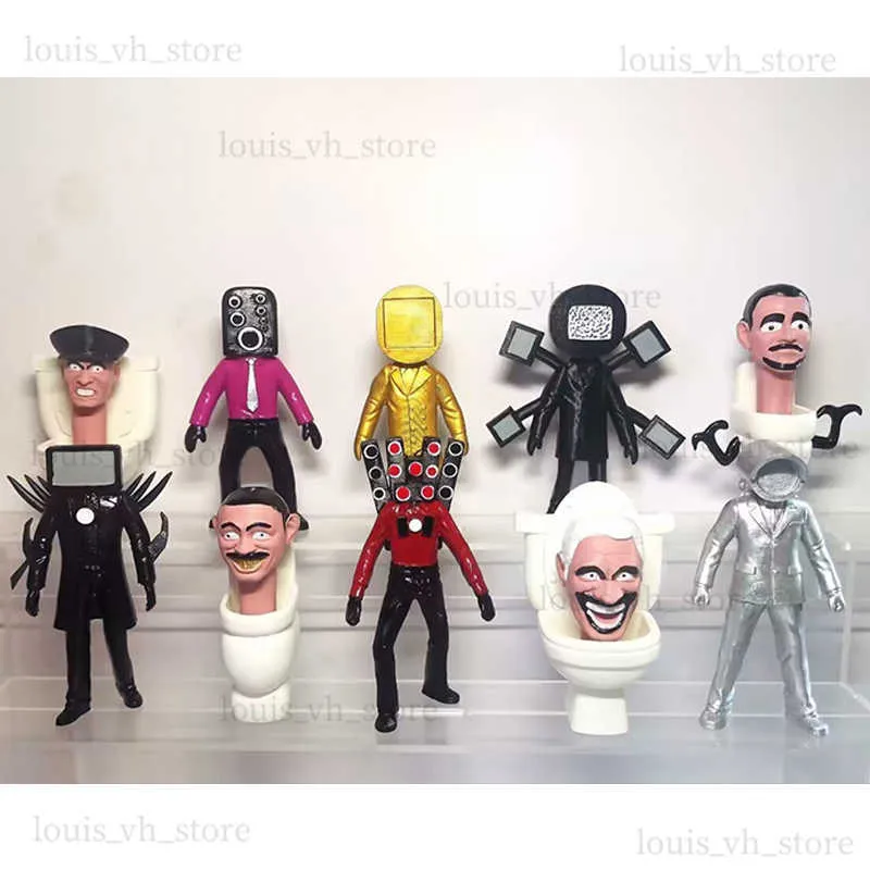 Skibidi Toilet Figure Set Creative Game Action Figures Mini Toys