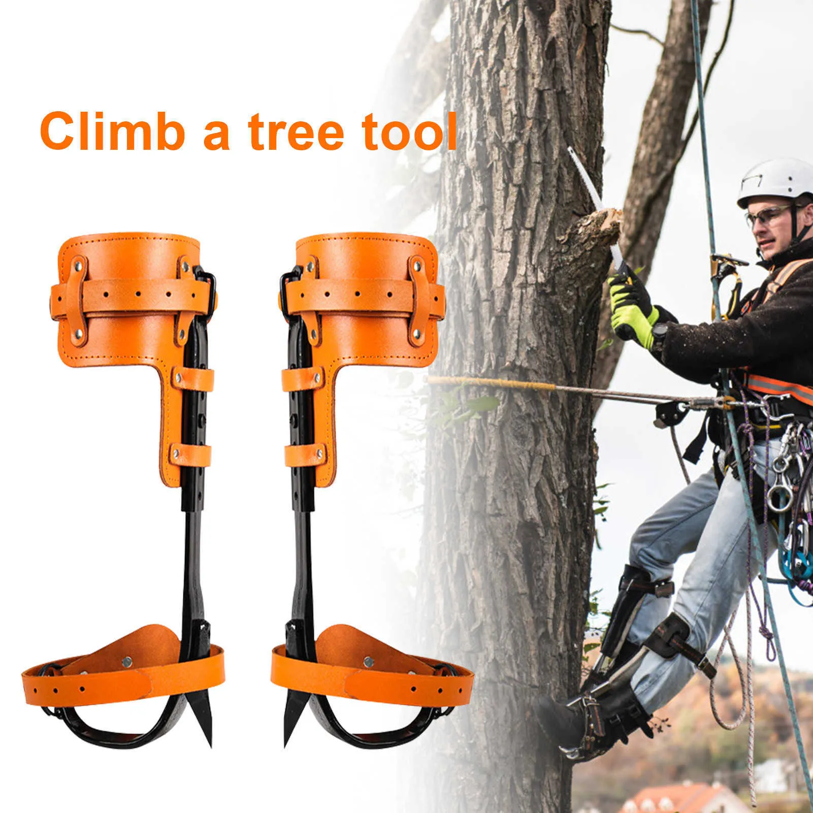 Thickened Tree Climbing Spikes With Blue Ox Rock Guard And Non Skid Pedal  Mountaineering Equipment For Trees Climbers HKD230810 From Yanqin10, $55.26