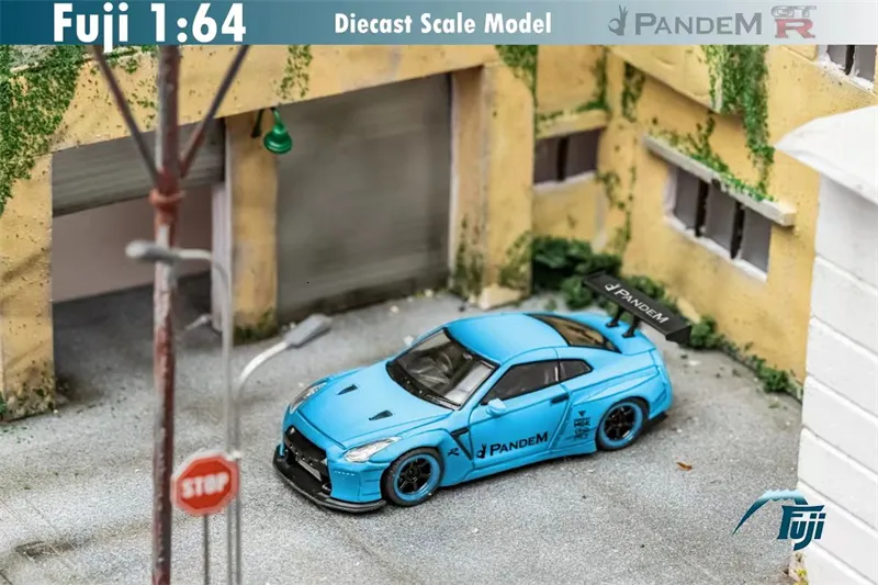 Fuji 1/64 ニッサン 日産 GTR R35 パンデム HKS おもちゃ