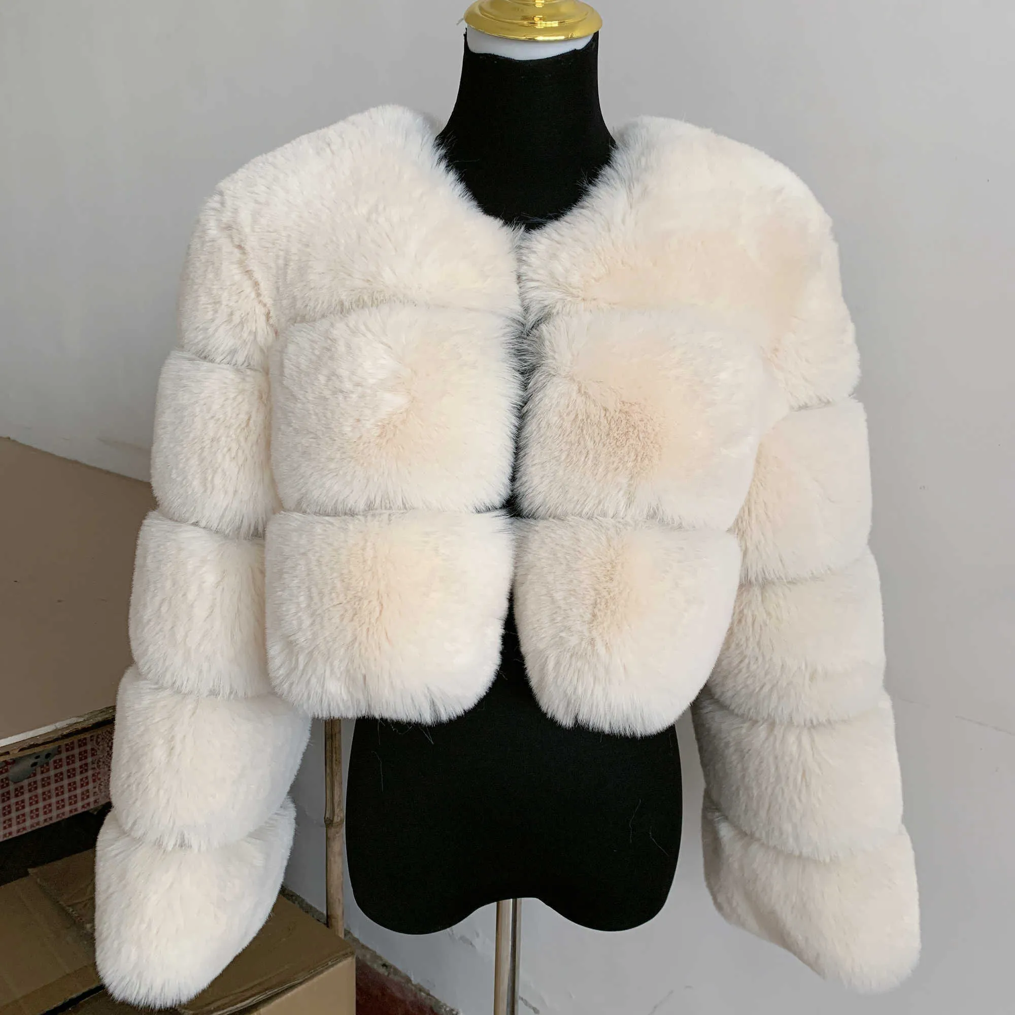 Faux fur outlet coat sale clearance