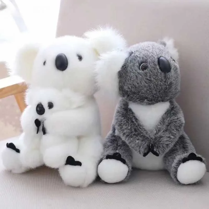 Peluches en peluche 1 pièce, Simulation d'australie Koala, jouet en peluche, poupée maman bébé enfants filles, jouets cadeau d'anniversaire, décoration de la maison