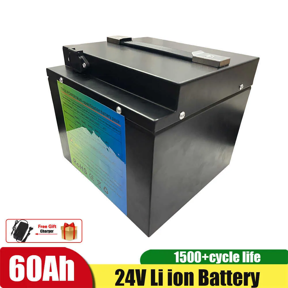 Li ion 2000w 24v litium 60AH Batteri 29.4V Bateria 7s BMS för sightseeing biltraktor tricykel +5a snabb laddare