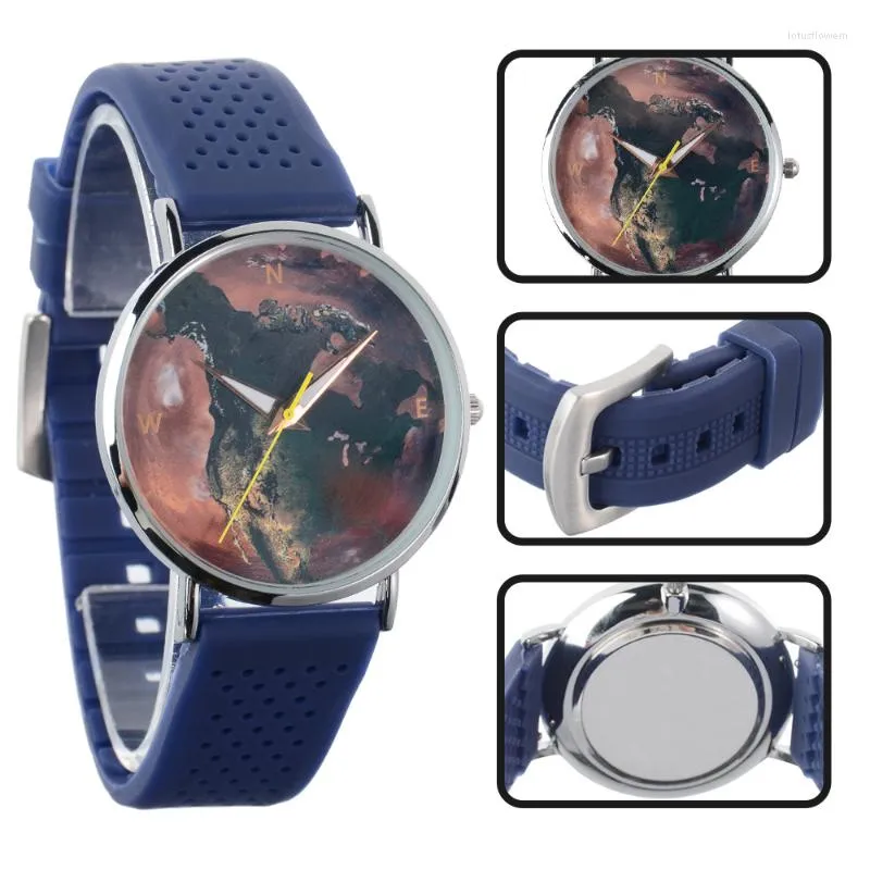 Wristwatches Quartz Luxury 3bar Waterproof Watches For Mens Unique Design Casual Fashion Luminous Silicone Strap Wristwatch