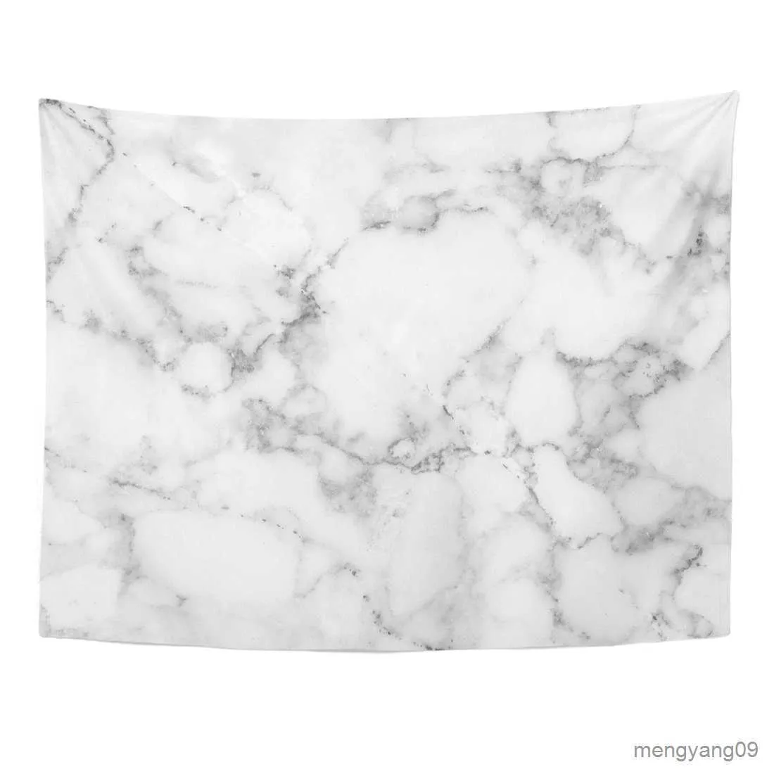 Tapestries Pink White Marble Tapestry Gray Fashion Marbling Tapestries Modern Art Wall Blanket Cloth Living Room Bedroom Decor Wall Hanging R230810