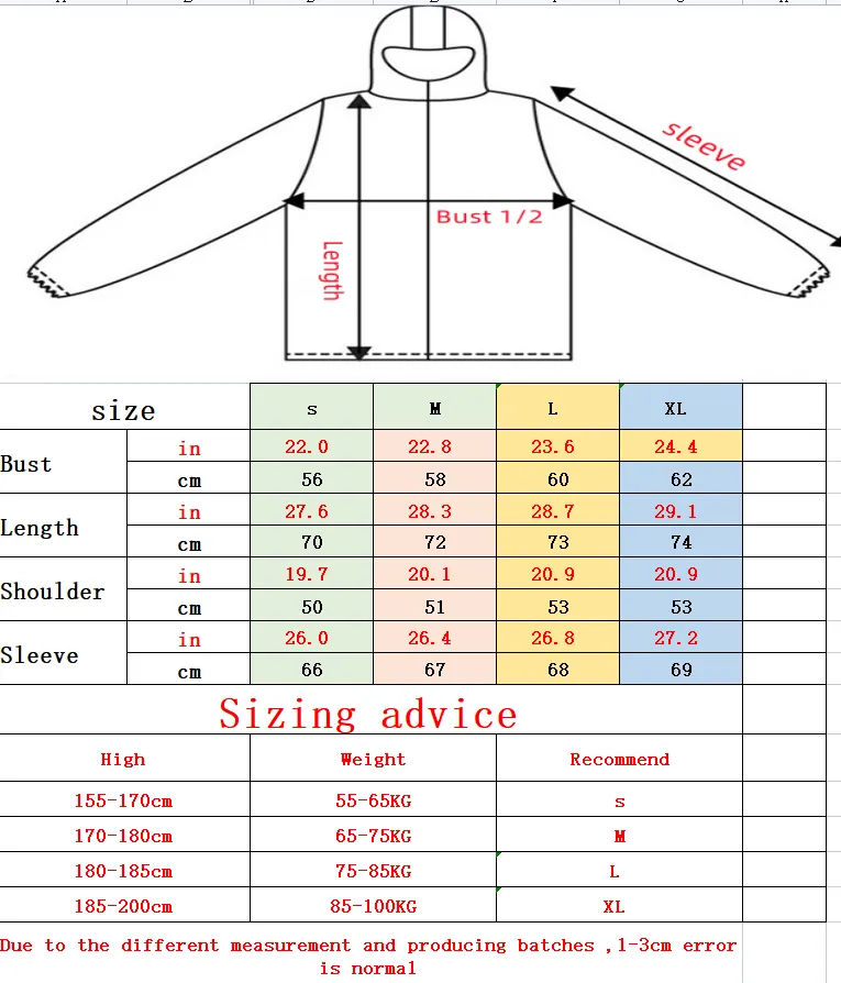sp5der パーカーSサイズ Sp5der Hoodie Size Chart 2025 | Best Fitting Guide