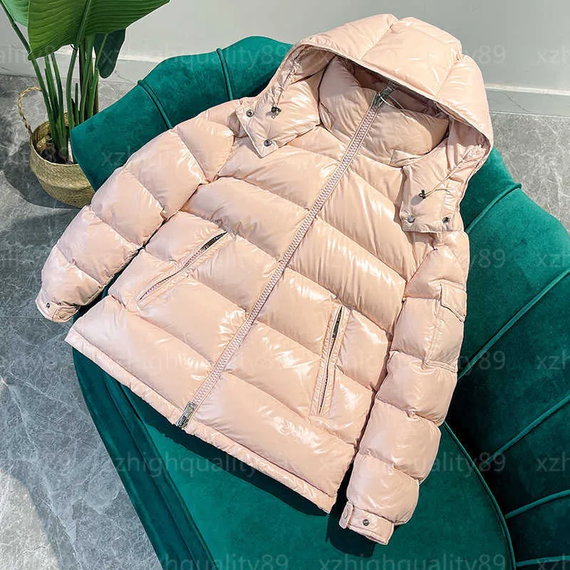 Projektant puffer kurtka kobiety zimowe płaszcze parki mody ciepłe i zagęszczone wysokiej klasy gęsi upadki długiego rękawu projektanci prętów damskich kurtek damski
