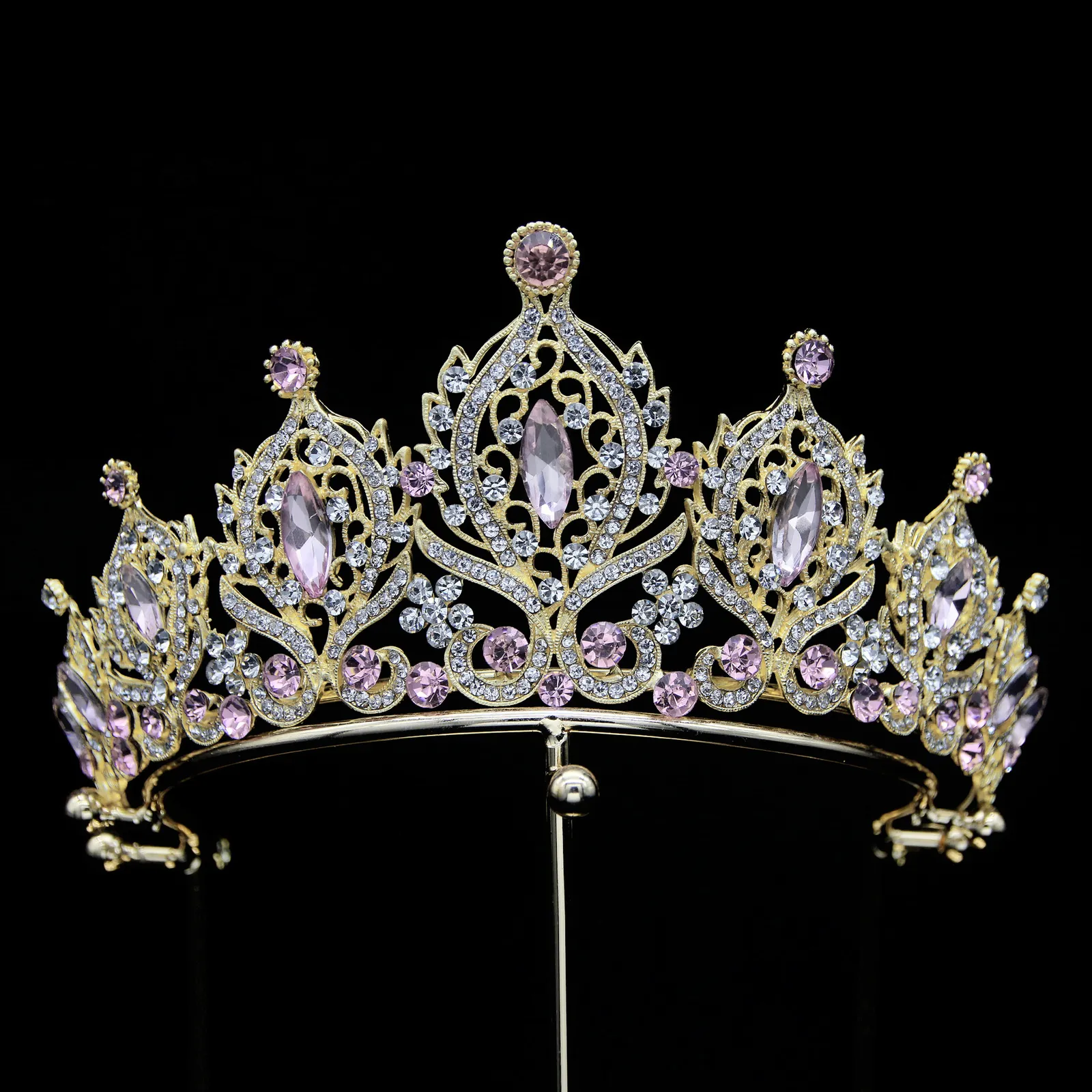 Gioielli per capelli da sposa Corona nuziale Tiara Bar Mitzvah Regalo di compleanno Accessori in lega 230809