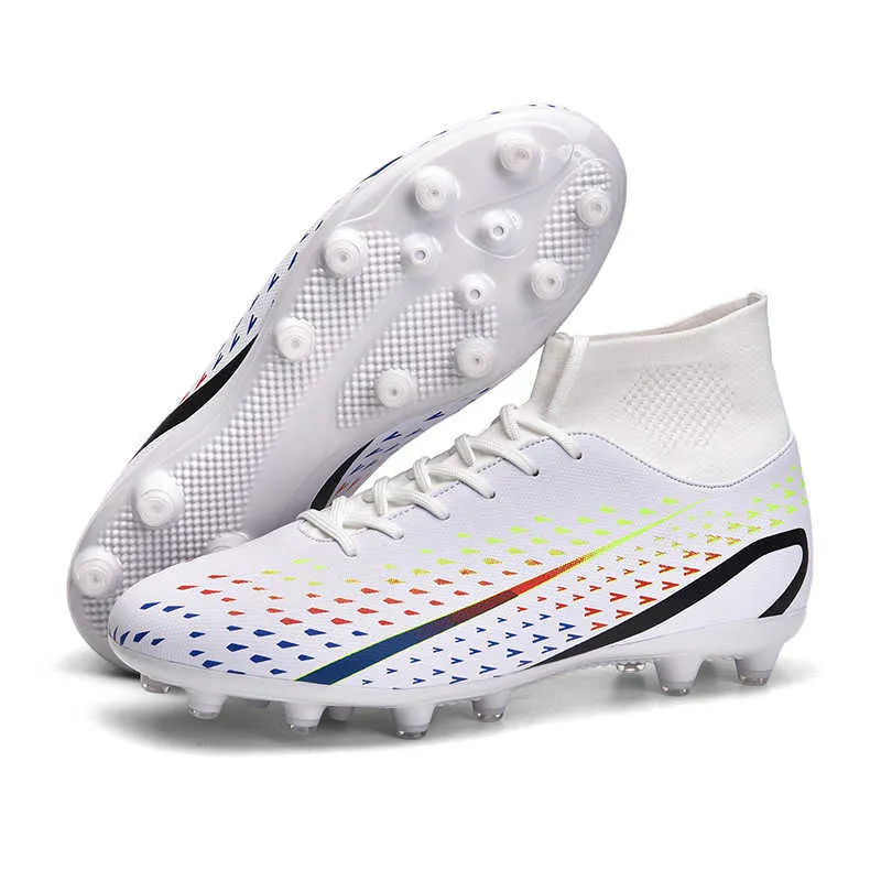 Nowe przybycie męskie buty piłkarskie Tf Ag High Top Buty piłki nożnej profesjonalne buty treningowe młodzieżowe