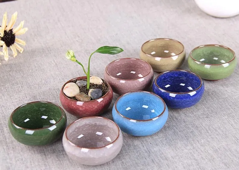 Mini Ceramic Planters Flower Pots Bulk Desktop Small Succulent Flowerpot  from Dhgate Planters & Pots - price 2.46